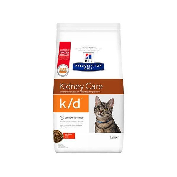 Сухой корм Hill's Prescription Diet Feline для кошек с заболеванием почек и сердечной недостаточности, 5 кг
