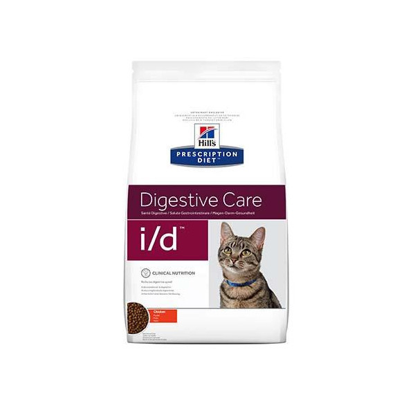 Сухой корм Hill's Prescription Diet Feline i/d Digestive Care для кошек, с курицей, 400 г