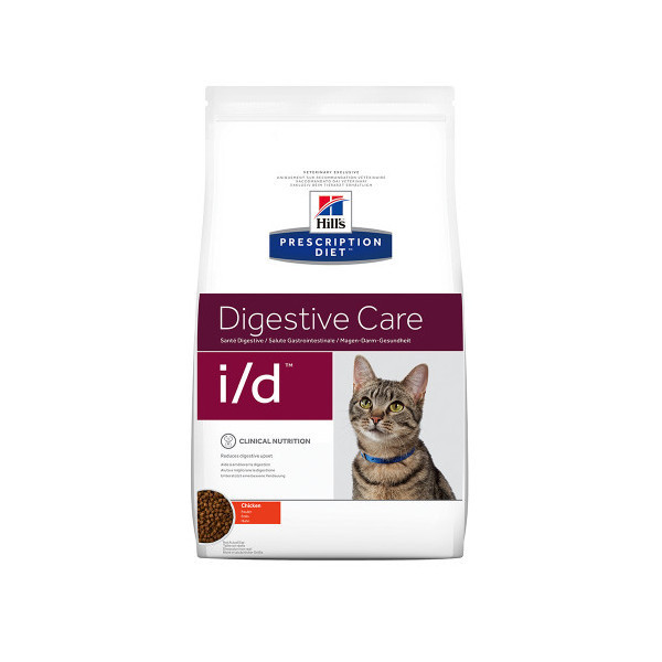 Сухой корм Hill's Prescription Diet Feline i/d Digestive Care для кошек, с курицей, 5 кг