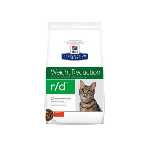 Сухой корм Hill's Prescription Diet Feline r/d Weight Reduction для кошек с избыточным весом, 5 кг