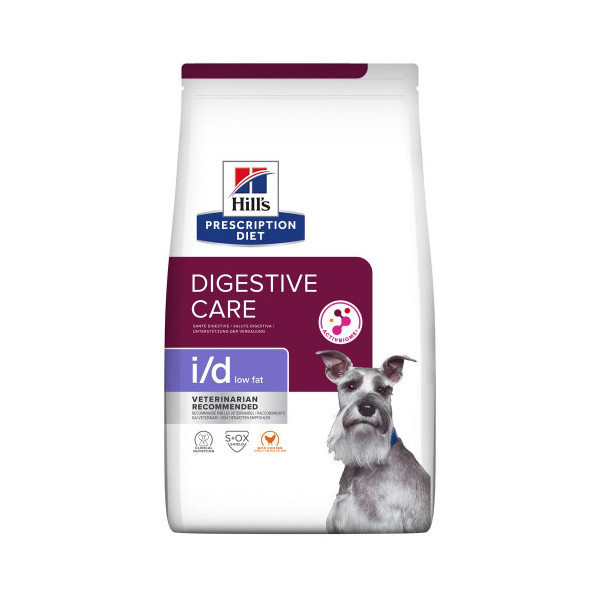 Сухой корм Hill's Prescription Diet i/d Low Fat Canine при нарушении работы ЖКТ для собак, 12 кг
