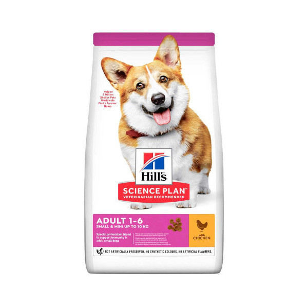 Сухой корм Hill's Science Plan Adult Small & Mini для собак, с курицей, 1.5 кг