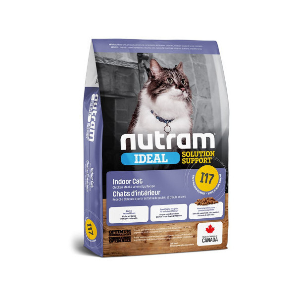 Сухой корм I17 Nutram Ideal Solution Support Indoor Cat для кошек домашнего содержания, холистик, 1.13 кг