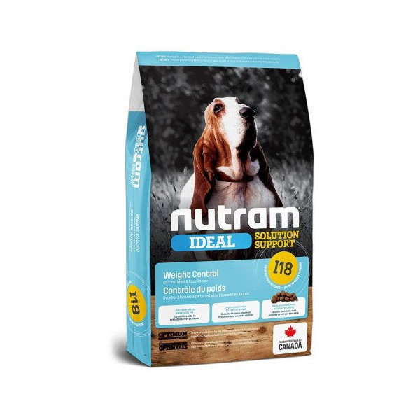 Сухой корм I18 Nutram Ideal Solution Weight Control для взрослых собак склонных к ожирению, с курицей, 2 кг