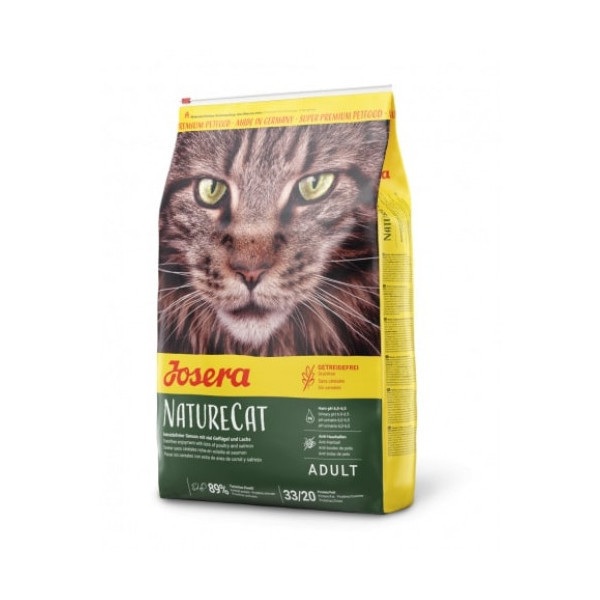 Сухой корм Josera Adult NatureCat для молодых кошек от 6 месяцев, с бататом, рисом и травами, 2 кг