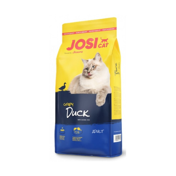 Сухой корм Josera JosiCat Adult Crispy Duck для взрослых кошек, с уткой, 10 кг