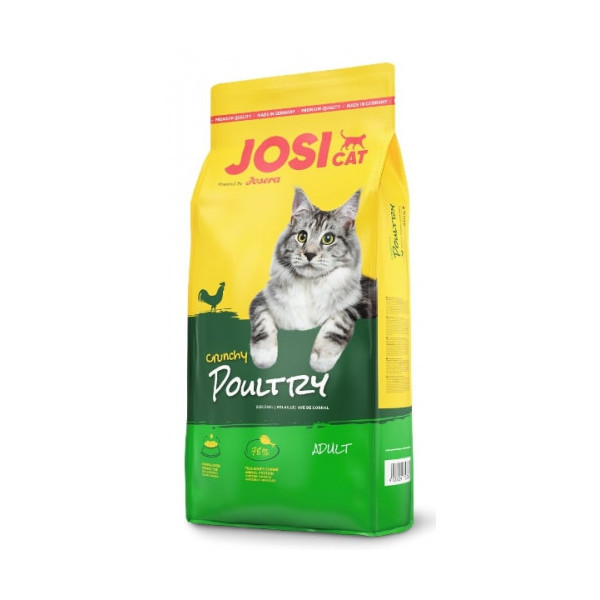 Сухой корм Josera JosiCat Adult Crunchy Poultry для взрослых кошек, с нежным мясом домашней птицы, 10 кг