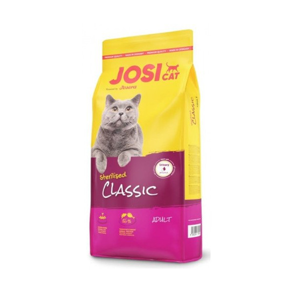 Сухой корм Josera JosiCat Adult Sterilised Classic для стерилизованных кошек и кастрированных котов, 10 кг