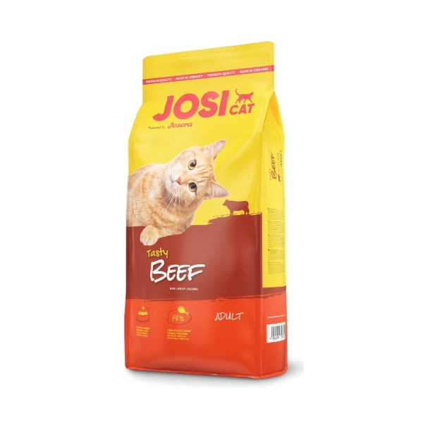 Сухой корм Josera JosiCat Adult Tasty Beef для взрослых кошек, с говядиной, 10 кг