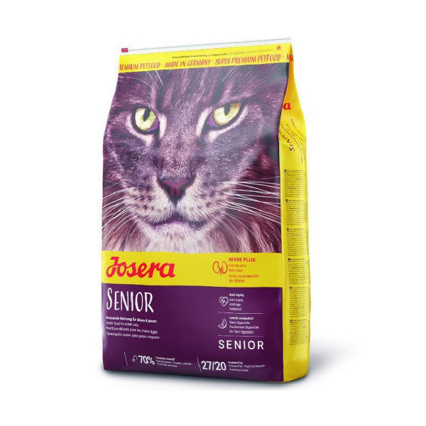 Сухой корм Josera Senior для пожилых кошек при хронической почечной недостаточности, с печенью и рисом, 2 кг