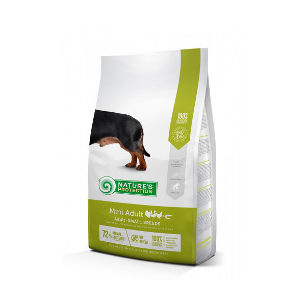 Сухой корм Natures Protection Mini Adult для собак малых пород, 7.5 кг