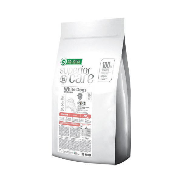 Сухой корм Nature's Protection White Grain Free Starter для щенков, гипоаллергенный, 17 кг