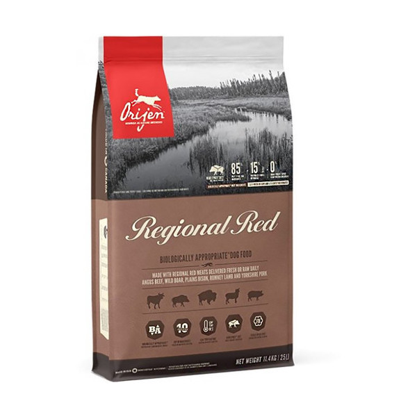 Сухой корм ORIJEN Regional Red Dog для собак всех пород и стадий жизни, 11.4 кг