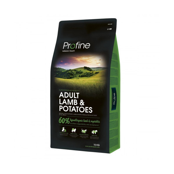 Сухой корм Profine Adult Lamb, для собак, с ягненком, 15 кг