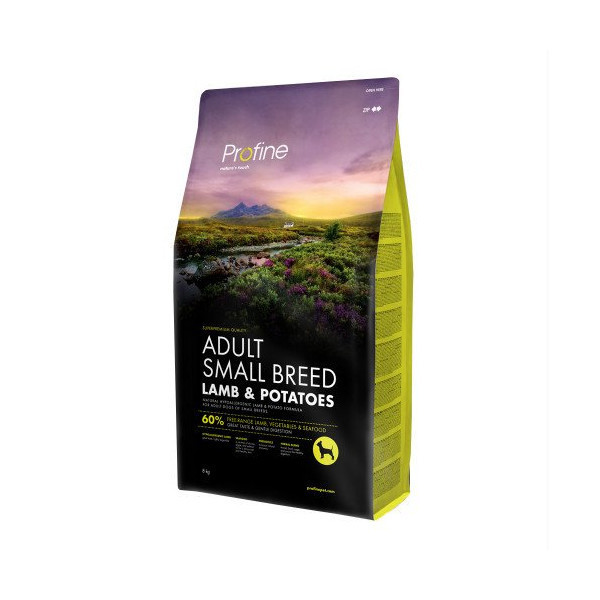 Сухой корм Profine Adult Small Brid для взрослых собак мелких пород, с ягненком и картошкой, 2 кг