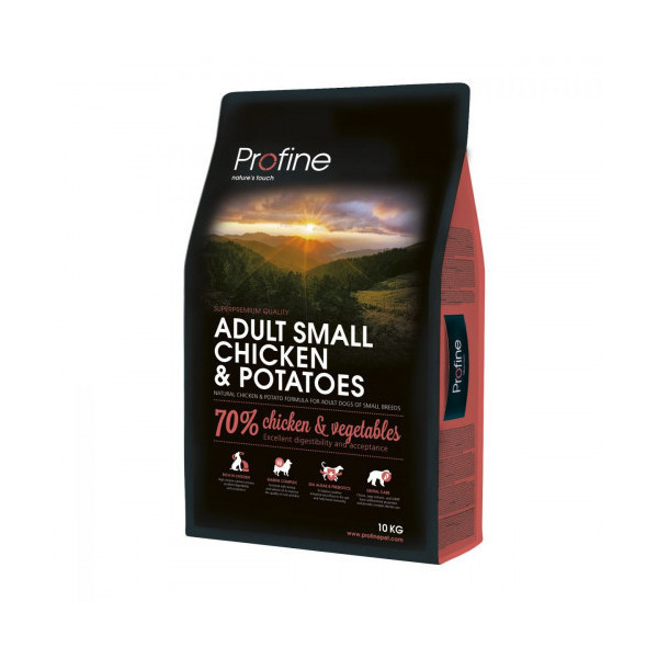 Сухой корм Profine Adult Small, для собак малых пород, с курицей, 10 кг