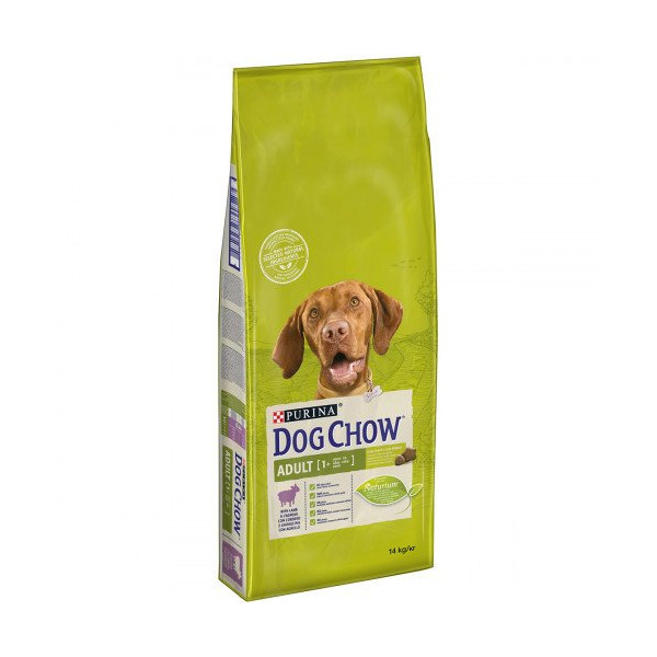 Сухой корм Purina Dog Chow Adult Lamb для взрослых собак, с ягненком, 14 кг