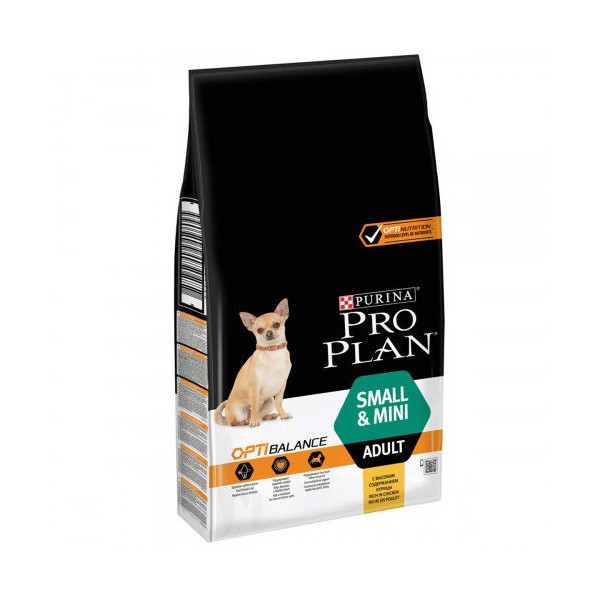 Сухой корм Purina Pro Plan Small&Mini Adult для взрослых собак мелких пород, с курицей, 3 кг
