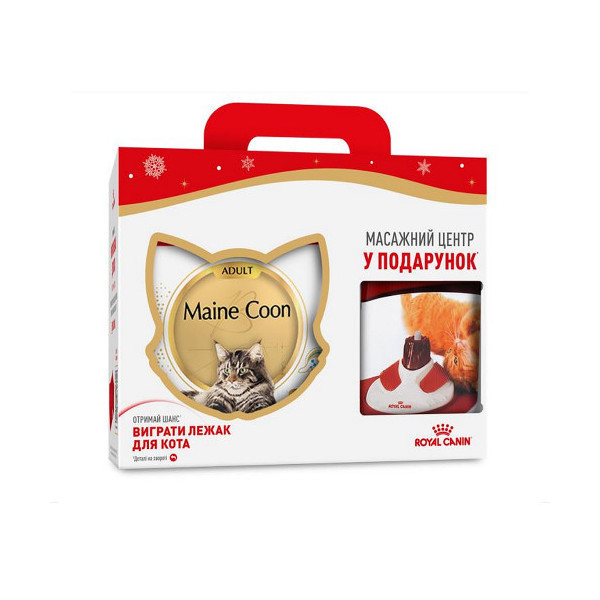 Сухой корм Royal Canin Maine Coon Adult для мейн-кунов, 4 кг + массажный центр в подарок