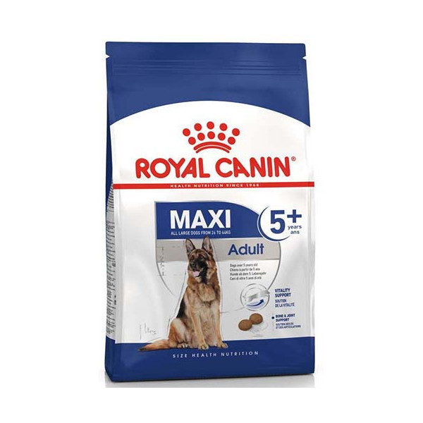 Сухой корм Royal Canin Maxi Adult 5+ для собак крупных пород старше 5 лет, 4 кг