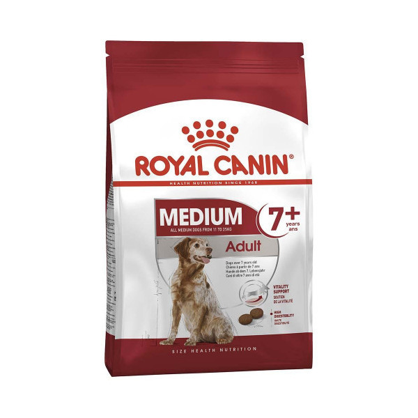 Сухой корм Royal Canin Medium Adult 7+ для собак средних пород старше 7 лет, 4 кг