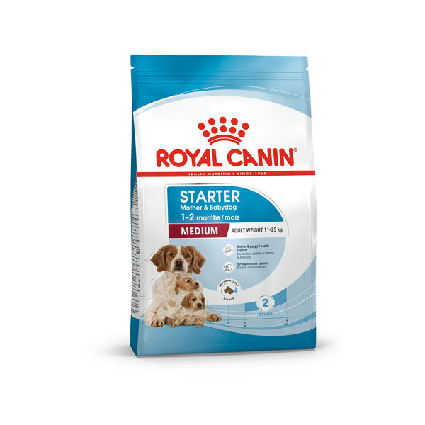 Сухой корм Royal Canin Medium Starter для кормящих собак средних пород, 1 кг