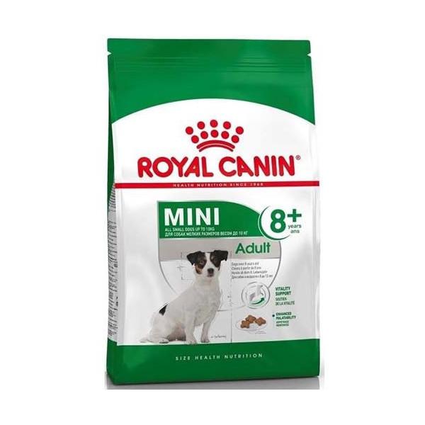Сухой корм Royal Canin Mini Adult 8+ для собак мелких пород старше 8 лет, 2 кг