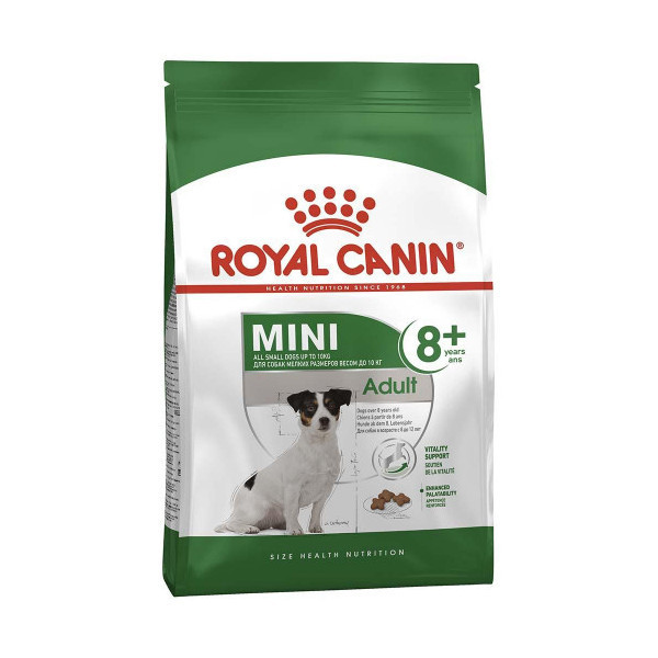 Сухой корм Royal Canin Mini Adult 8+ для собак мелких пород старше 8 лет, 800 г