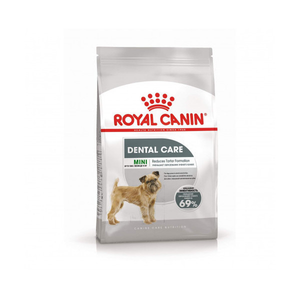 Сухой корм Royal Canin Mini Dental Care для уменьшения образования зубного камня у собак мелких пород, 3 кг