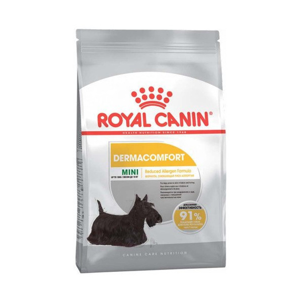 Сухой корм Royal Canin Mini Dermacomfort для собак мелких пород с чувствительной кожей, 3 кг