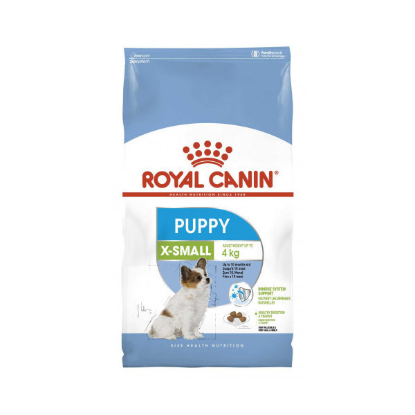 Сухой корм Royal Canin X-Small Puppy для щенков миниатюрных пород до 10 месяцев, 3 кг