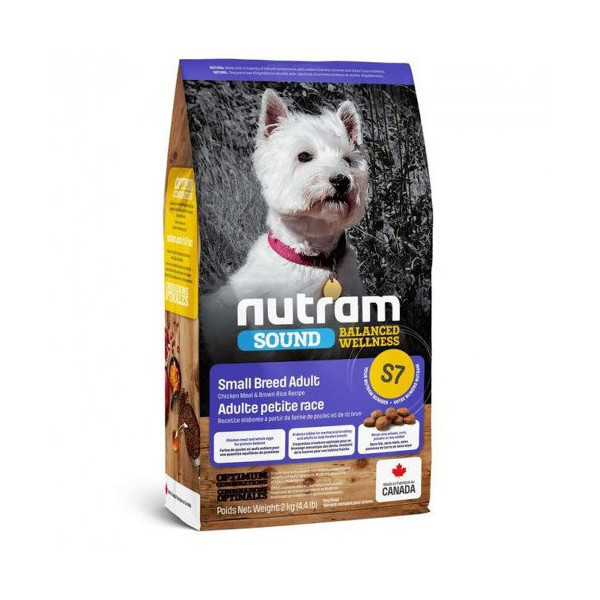 Сухой корм S7 Nutram Sound Balanced Wellness Adult для взрослых собак мелких пород, с курицей, 2 кг
