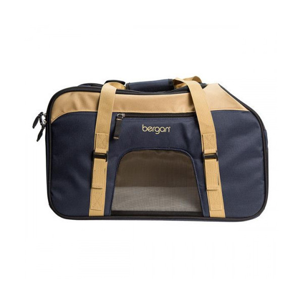 Сумка-переноска Bergan Top Loading Comfort Carrier для собак и кошек, бежевая, 48×25×33 см