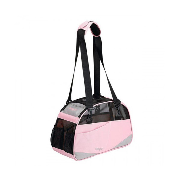Сумка-переноска Bergan Voyager Comfort Carrier для собак и кошек, розовая, 43×30×20 см