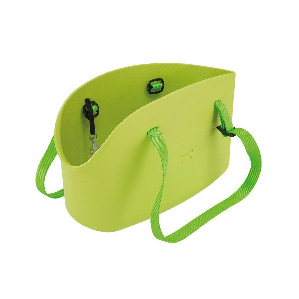 Сумка-переноска Ferplast With-Me Bag Green для мелких собак до 8 кг, салатовая, 43.5×21.5×27 см