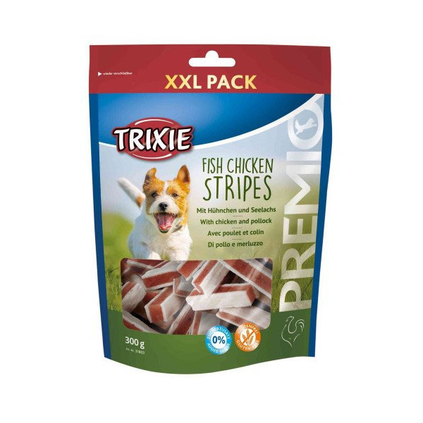 Съедобные палочки Trixie - Fish Chicken Stripes курица с рыбой, для собак, 300 г