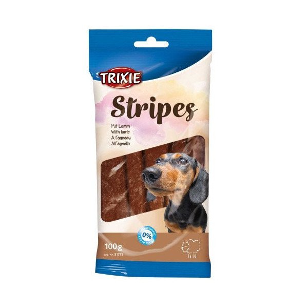 Съедобные палочки Trixie Stripes для собак, ягненок, 100 г, 10 шт