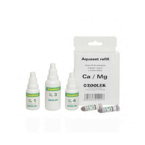 Тест на кальций и магний Zoolek Aquatest Ca-Mg, 0,082 кг, 9 x 3,5 x 13,5 см (реагент)