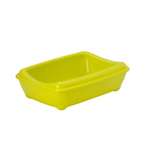 Туалет Moderna Mini Arist-O-Tray для кошек, с бортиком, кобальт синий, 50 х 38 х 14 см