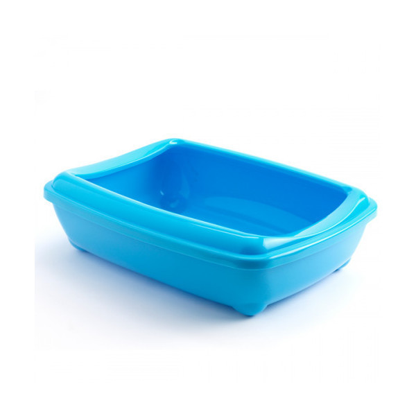 Туалет Moderna Mini Arist-O-Tray для кошек, с бортиком, пурпурный, 42 х 31 х 13 см