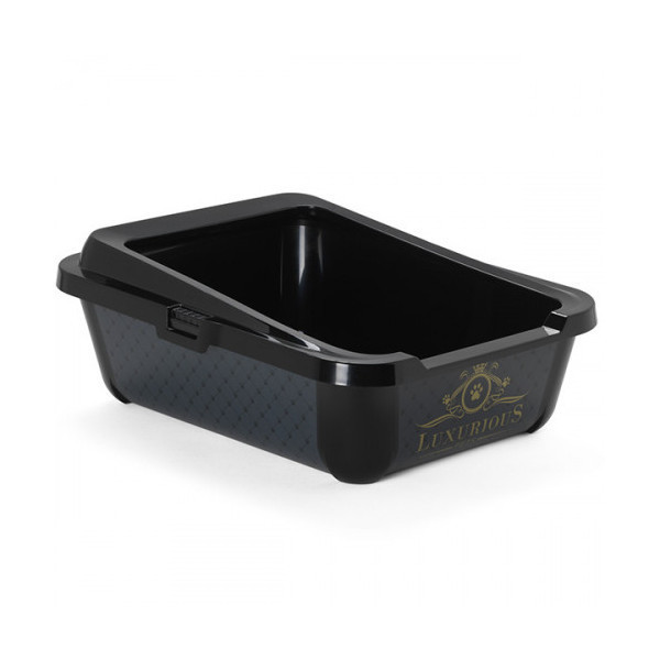 Туалет открытый Moderna Luxurious Pets Hercules с бортом для кошек, 51 x 39 x 19 см