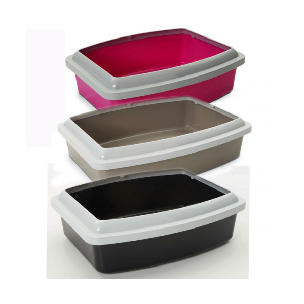Туалет с бортом Savic Oval Tray+Rim для кошек, овал, 56 х 43,5 х 14,5 см