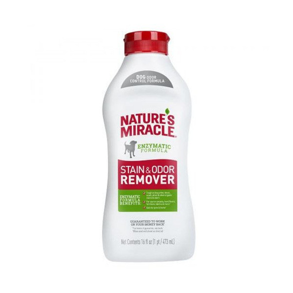 Устранитель пятен и запахов Nature's miracle 8in1, для собак, 473 мл