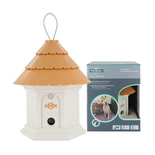 Устройство PetSafe Deluxe Outdoor стационарное, ультразвуковое, от лая собак на улице, 2 режима, до 15 м