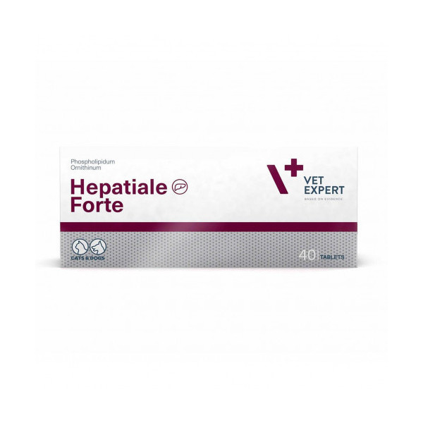 VetExpert Hepatiale Forte 300 мг (Гепатиале Форте 40 таблеток) для собак и кошек с заболеванием печени
