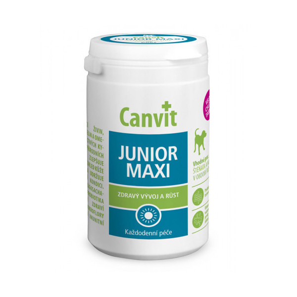 Витаминная добавка Canvit Junior Maxi for Dogs для поддержания здорового развития для щенков, 230 г