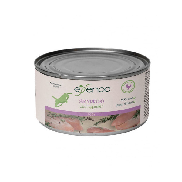 Влажный корм Essence для щенков, с курицей, 200 г