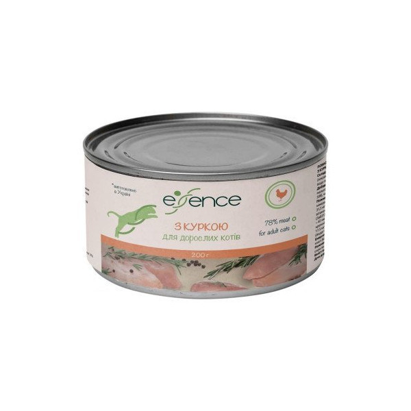Влажный корм Essence для взрослых кошек, с курицей, 200 г