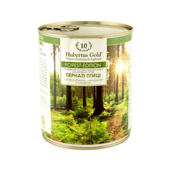 Влажный корм Hubertus Gold для собак, пернатая птица, 800 г