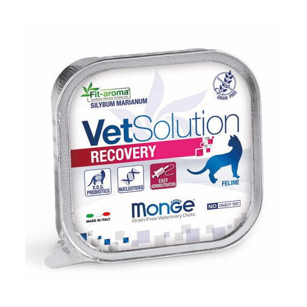 Влажный корм Monge VetSolution Recovery feline для кошек, для восстановления питания во время выздоровления, 100 г